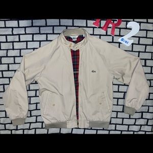 Izod x Lacoste Vintage Cream Jacket Size S